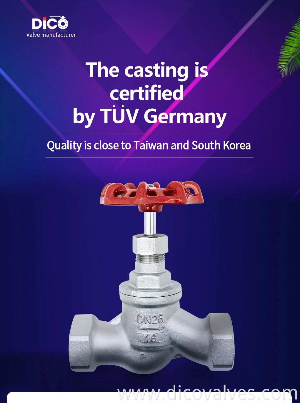 Water Treatment 200wog Stainless Steel Bsp Industrial S Type Globe Valve